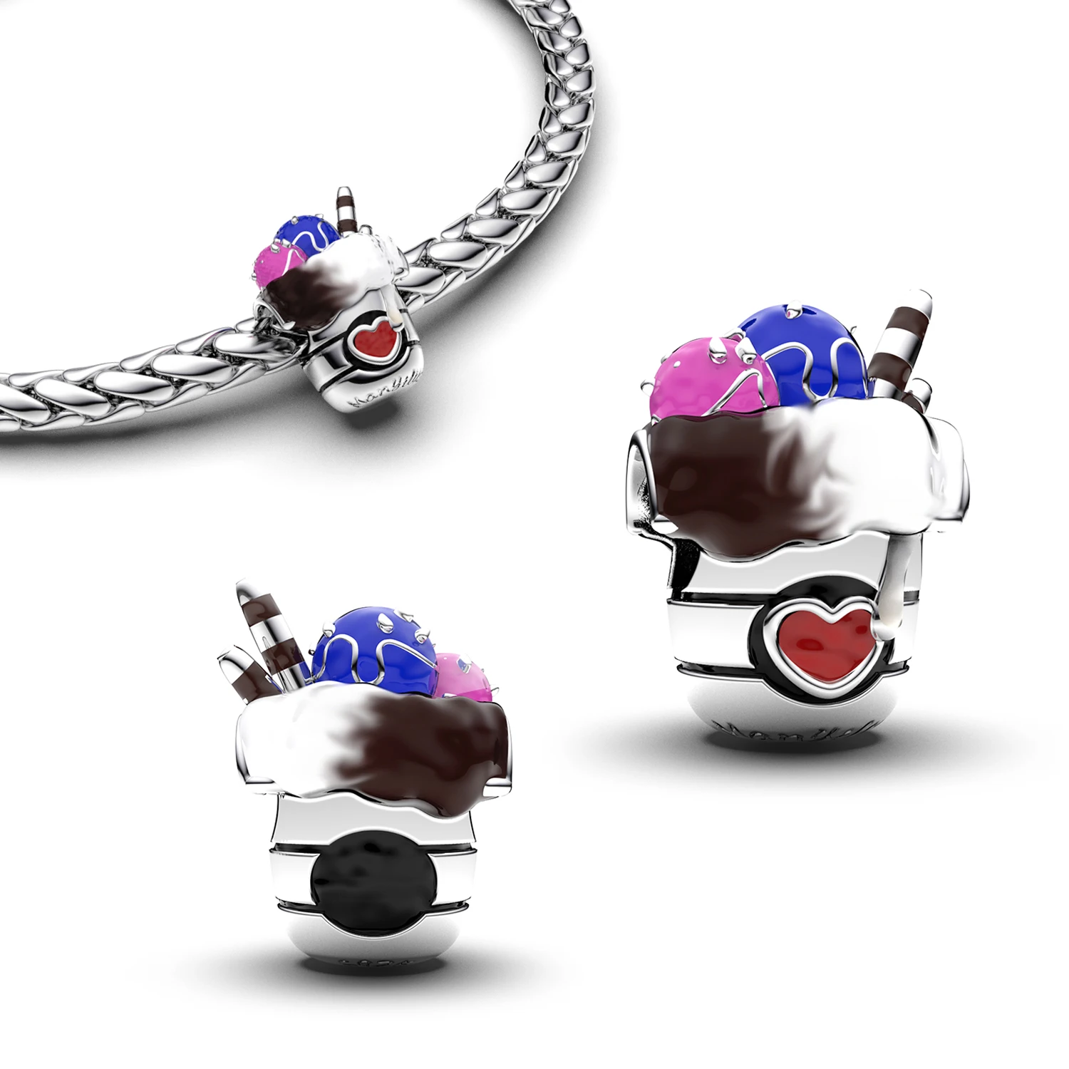 

Beads for Jewelry Making Phone Charm Accessories High Quality Fine Jewelry Fashion Pendants Pendant Bracelet 925 Charms Bracelet