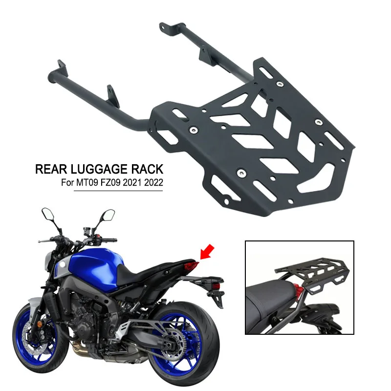 MT09 Rear Rack Luggage Rack Carrier Shelf Top Box Holder Support Bracket For YAMAHA MT-09 FZ-09 FZ09 MT 09 2021 2022 Motorcycle