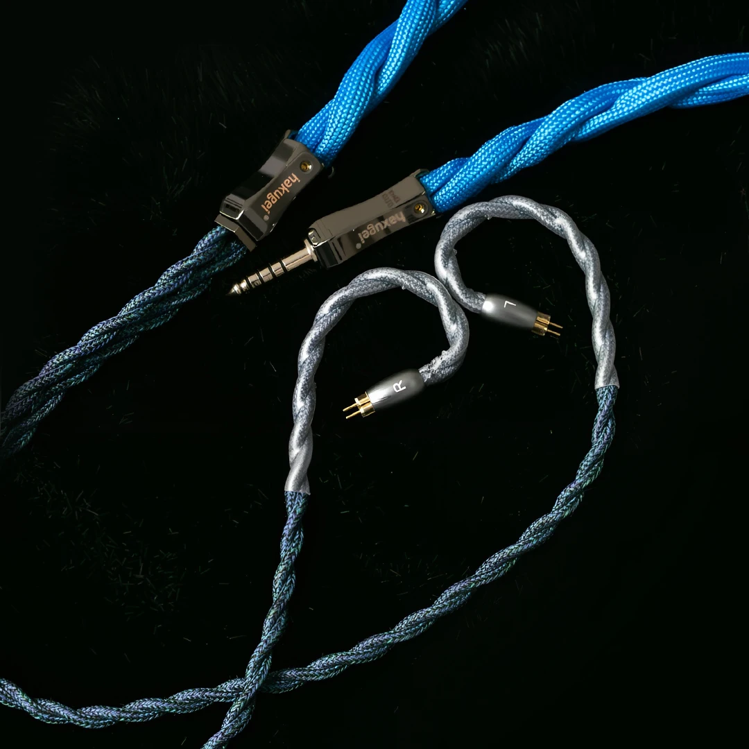 

HAKUGEI Odin Litz Монокристаллическое серебро Коаксиальный экранированный Hi-Fi музыкальные наушники Обновление кабельной линии DIY, 0,78 мм 2 контакта