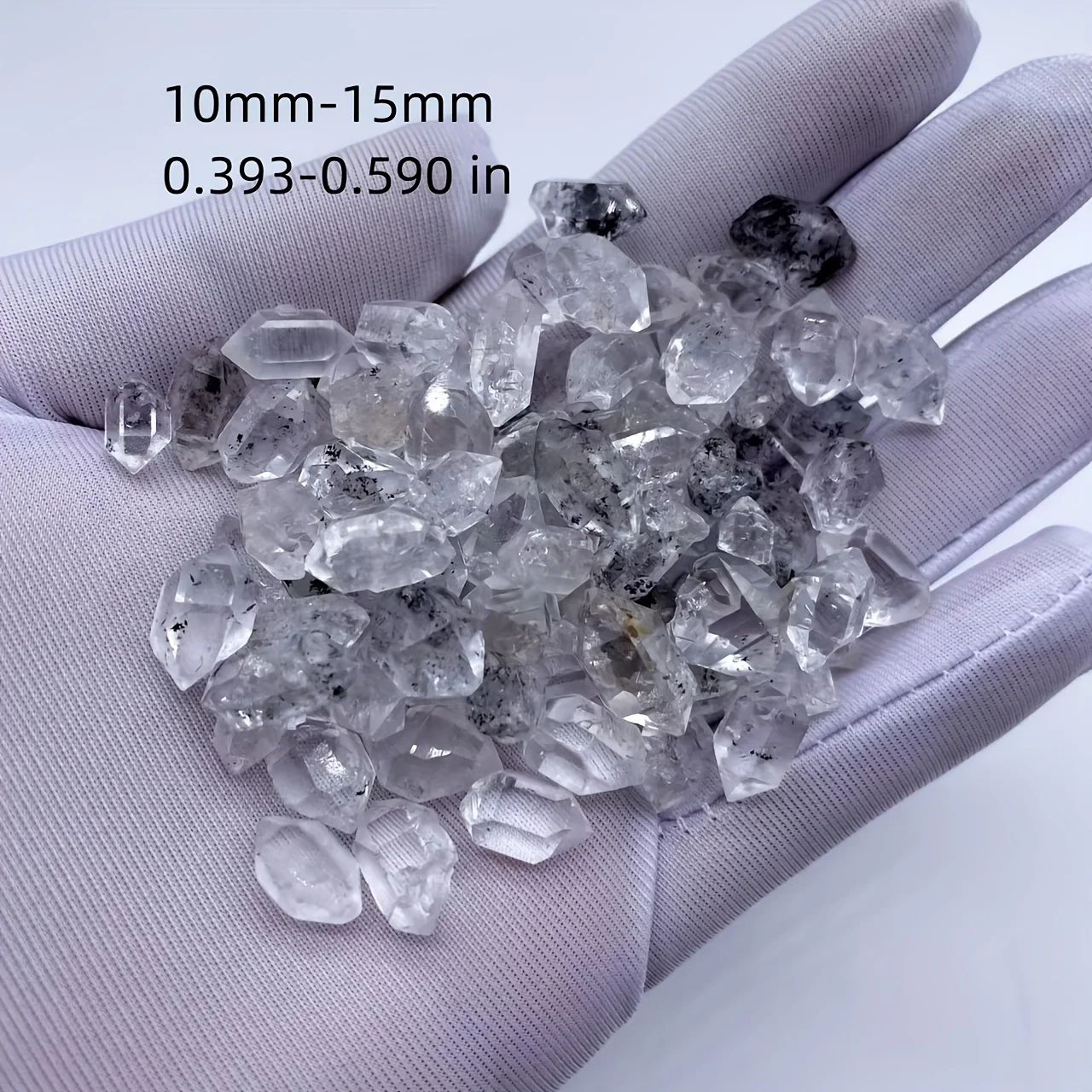 20/50/80g Natural Herkimer, Raw Double Terminate, Ideal for Jewelry Additions And Parts