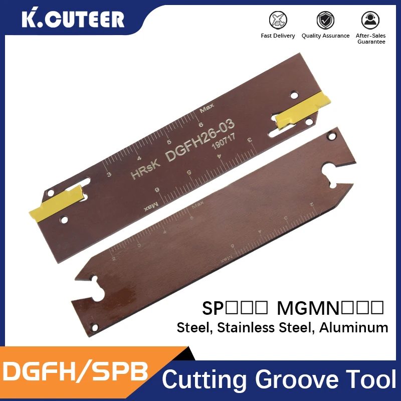 SMBB2026/SMBB2526/SMBB2032/SMBB2532/SMBB3232 Grooving Cut-Off Cutter Holder DGFH26-03 SPB32-6 Cut Off Blade SP600/MGMN300