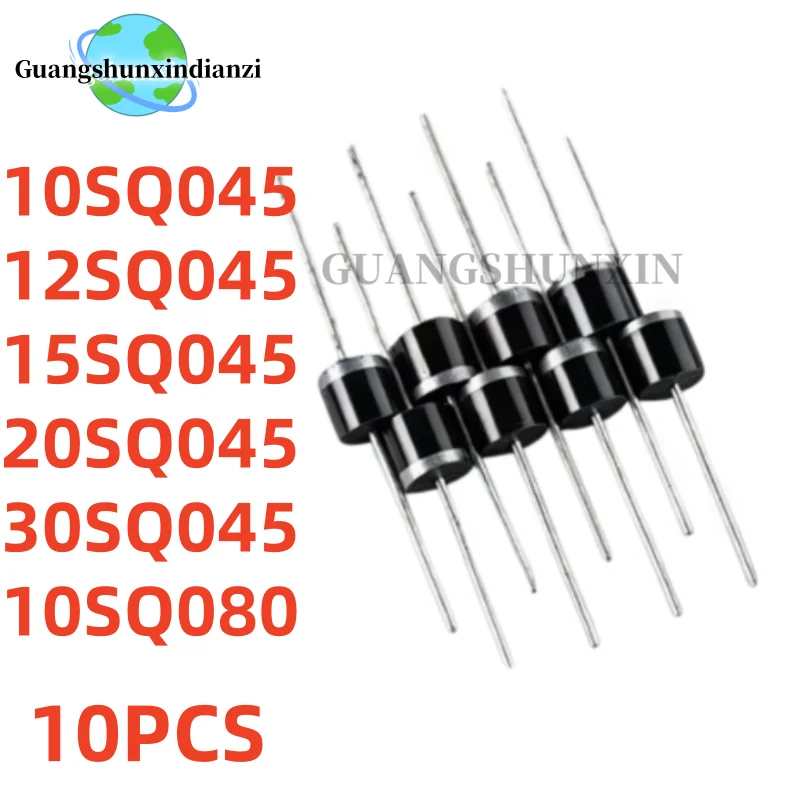 10Pcs New Schottky diode 10SQ045 12SQ045 15SQ045 20SQ045 30SQ045 10SQ080 10A/12A/15A/20A/30A 45V 10A 80V