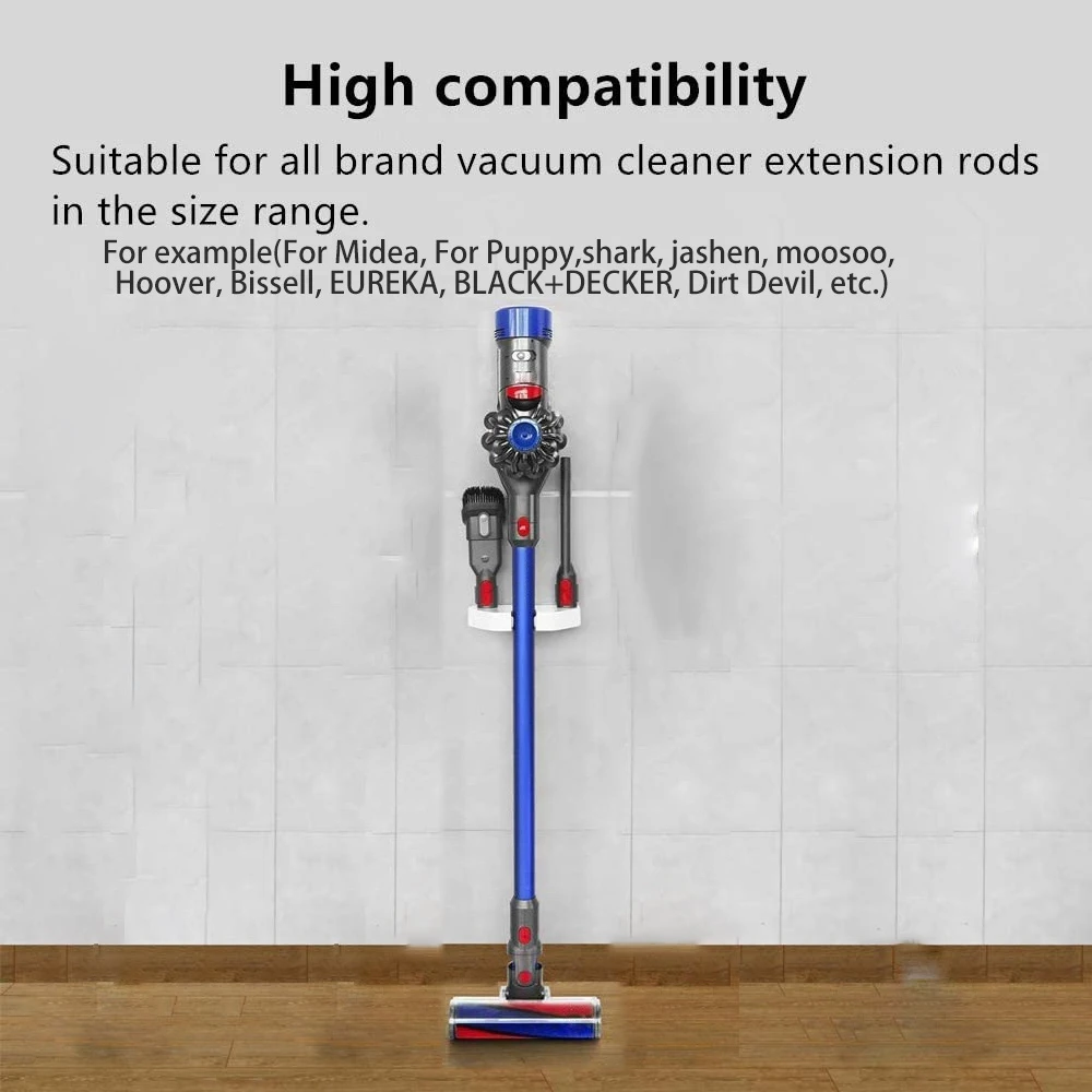 A09G-Bracket Holder Attachment Clip Wall Mount Stand Docks for Xiaomi Dyson V11 V10 V8 V7 Etc Stick Vacuum Cleaner Wand Tube