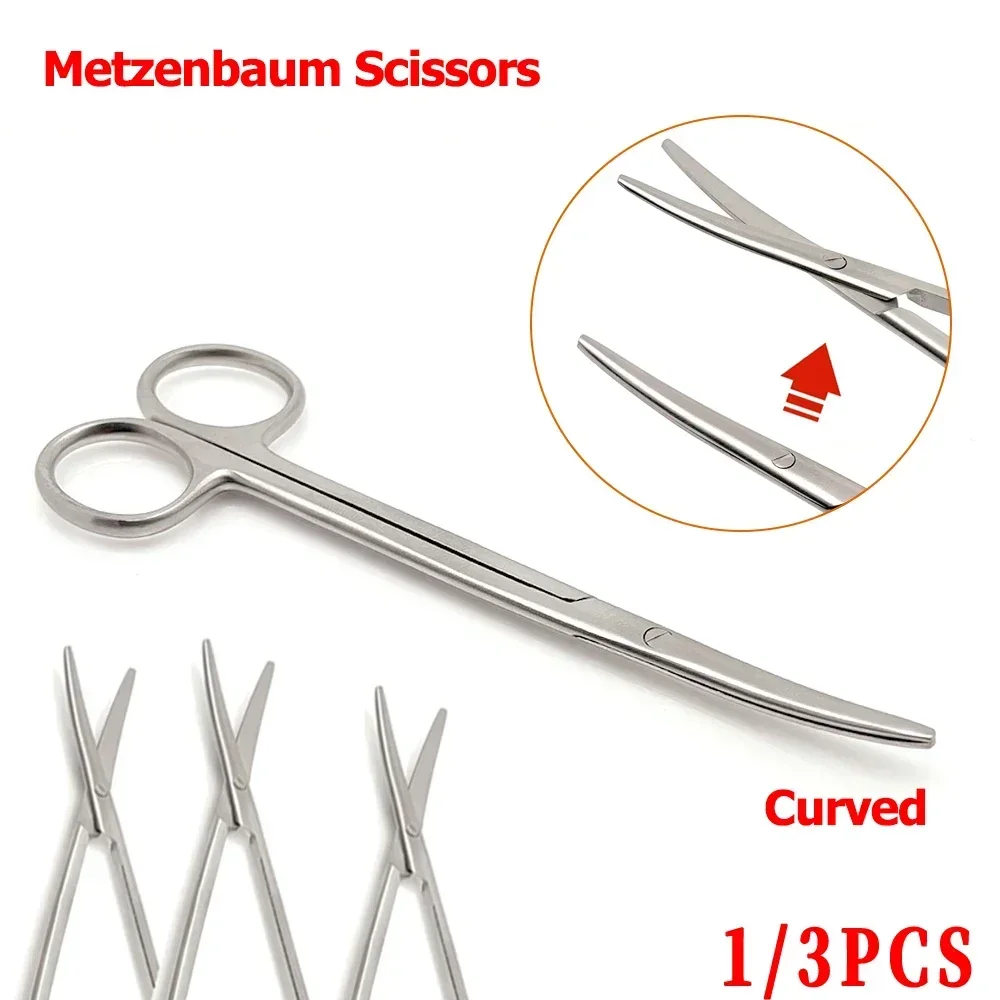 

Ножницы Tc Metzenbaum, изогнутые для деликатной резки тканей, процедуры Tonsil, тупые узкие кончики, идеально подходят для хирургии