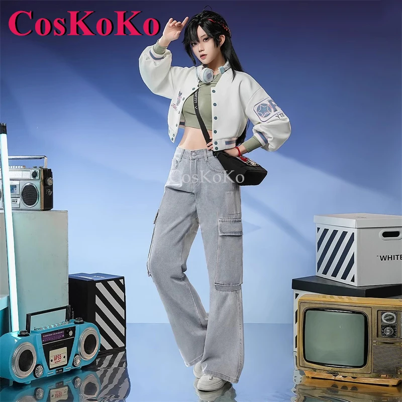 CosKoKo Antiquarian/Qi Shiyi Cosplay Identity V Costume OPH E-Sports Fashion Modern Outfit Halloween Party Role Play Clothing