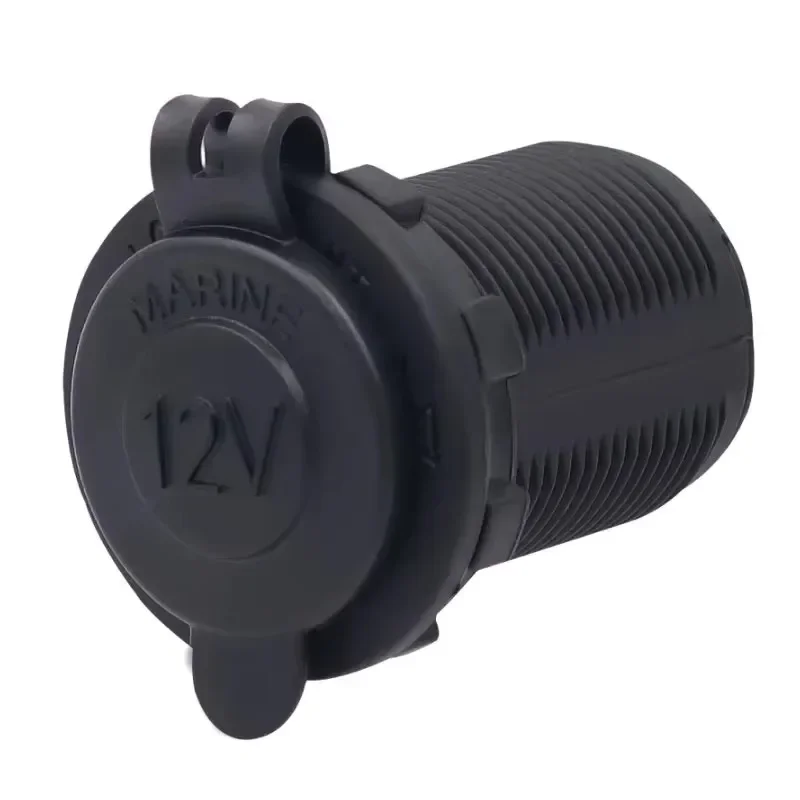 1PC Waterproof 12V Power Outlet for Car/Boat/Motorcycle Universal DC Charging Socket, Durable Cigarette Lighter Adapter