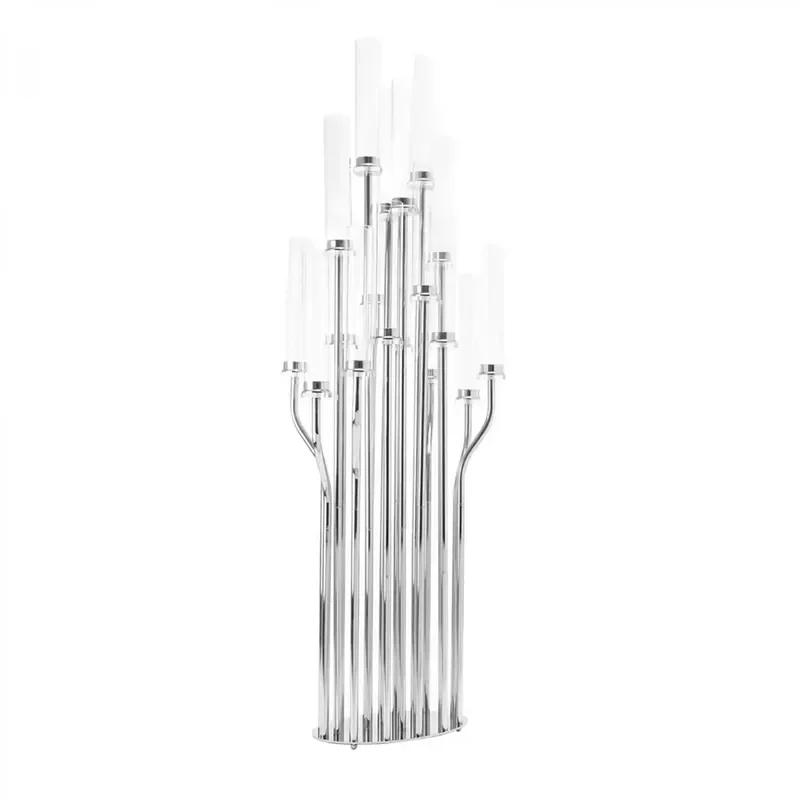 18-Arm Metal Candelabra with Wedding Table Centerpieces Home Party Decoration Candle Holders & Lanterns Road Lead for Parties