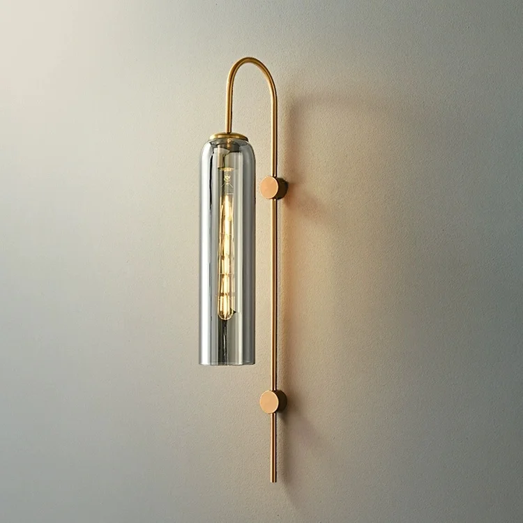 

Modern Luxury Glass LED Wall Lights Nordic Art Background Wall Lamps Bedside Corridor Stairs Decor Lighting Fixtures