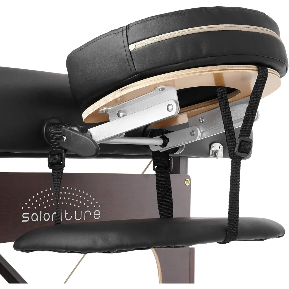 Saloniture-Table de Énergie Professionnelle Portable et Légère, en Mousse à Mémoire de Forme, avec Panneaux Reiki, Comprend un Repos dans le Sauna