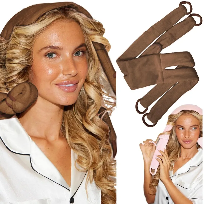 

Satin Wrapped Heatless Curling Rods No Heat Hair Curlers Make Hair Soft Shiny Hair Curler Hairdressing Tools Accessories