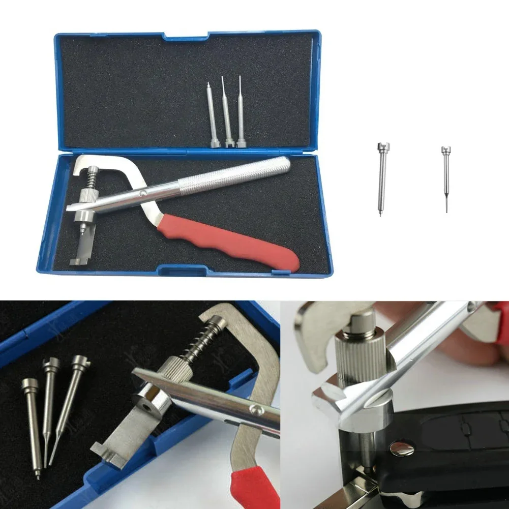 

Car Folding Key Disassembly Clamp Tools Blade Pin Repairing Tool Mounting Pin Removal Tool For Disassembly Pliers