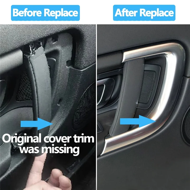 

Practical Interior Door Pull Handle Cover Trim Replacement For Land Rover Discovery Sport 2015-2019