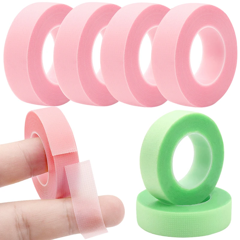 3/5PCS Eyelash Extension Tape Microporous Breathable PE Non-Woven Adhesive Eyelash Enhancement Accessories Colorful Makeup Tools