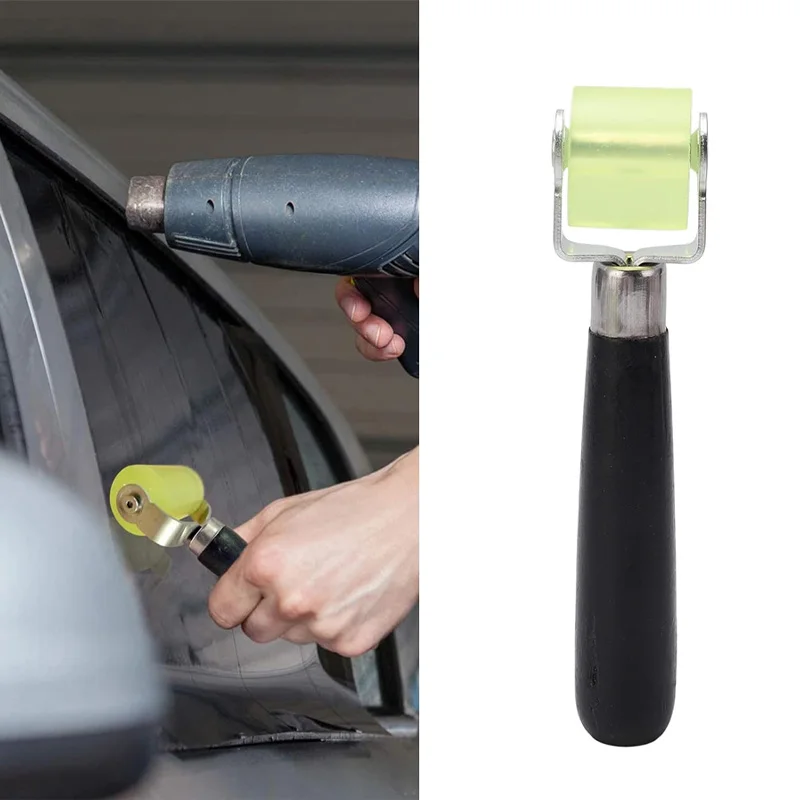 Car Soundproof Compaction Roller Tool Automobile Audio Sound Insulation Cotton Tire Patching Heavy Duty Pushing Wheel