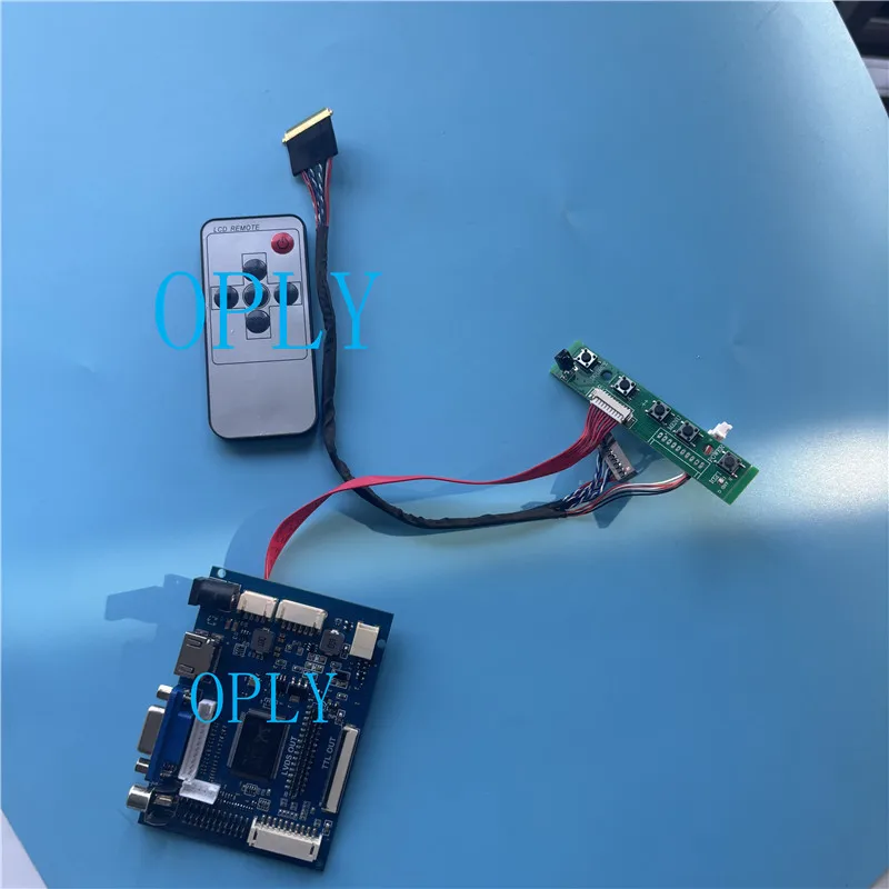 WLED VGA AV LCD Controller board Kit HDMI-Compatible 40Pin For B101AW02 B101AW03 Panel LVDS Display Monitor 10.1