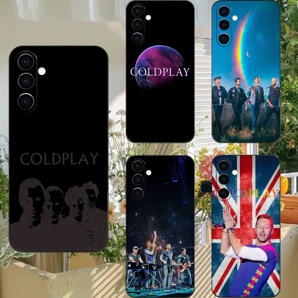 I LOVE Coldplay Protection Cover TPU Printed Phone Case for Samsung Galaxy A73/A72/A71/A53/A52/A51/A22/A91/A80