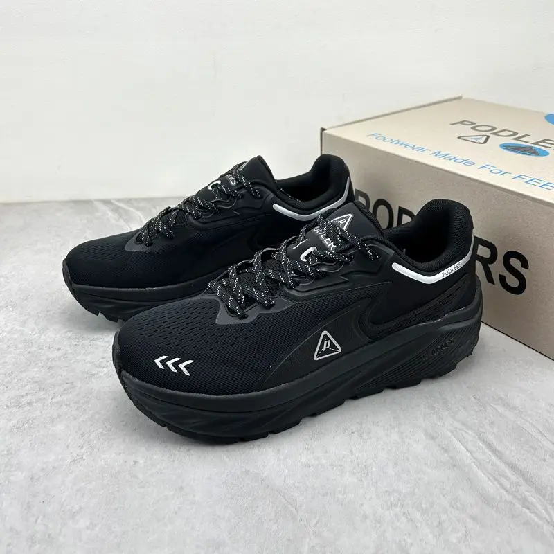 

2026 Color Wide Last Outdoor Hiking Shoe Men Jogging Platform Non-slip Sneakers Comfortable Breathable Travel Shoe