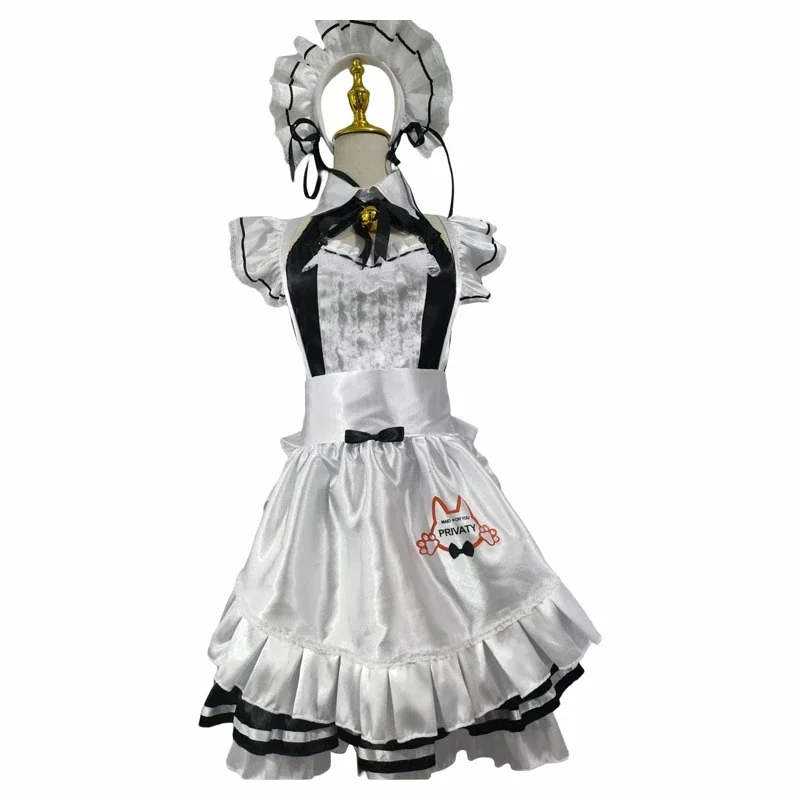 Presell เกม Goddess of Victory: Nikke Privaty คอสเพลย์ Privaty Unkind ชุดแม่บ้านวิกผม Lolita รองเท้าฮาโลวีน Carnival Party Prop