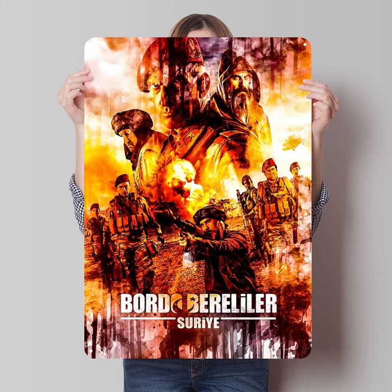 Bordo Bereliler София 1, жестяная вывеска, классический постер с фильмом, фотографии, настенный декор, металлические вывески на заказ для дома, комнаты, настенное искусство, ретро