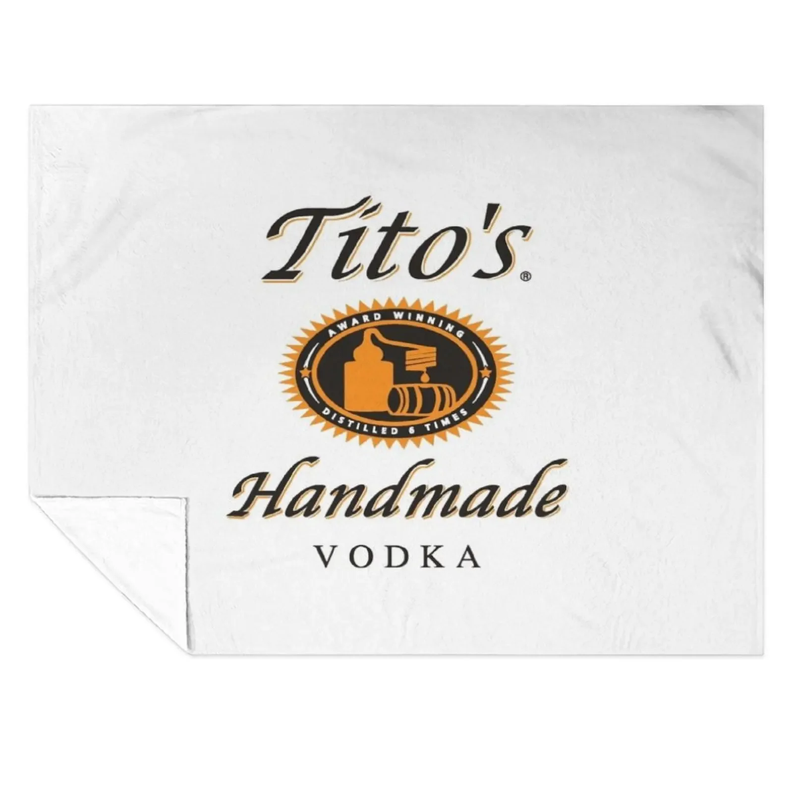 

Tito's Vodka Throw Blanket Nap Soft Flannels Weighted Blankets
