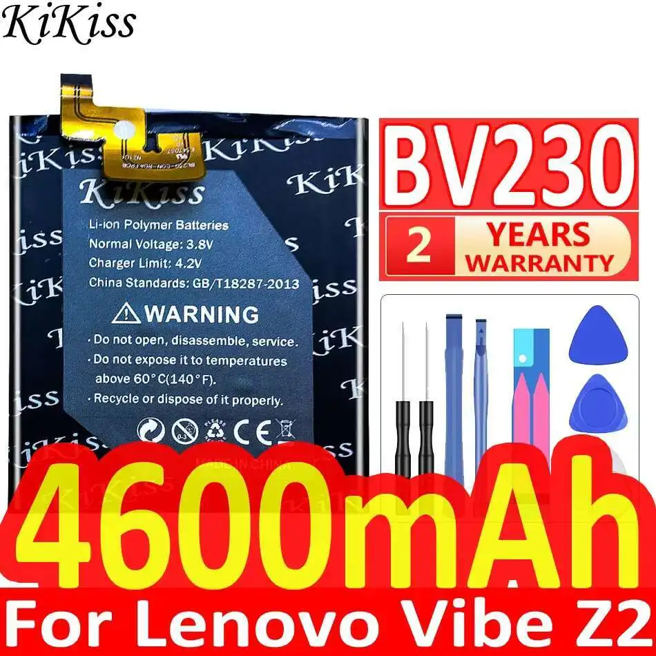 

BV230 Mobile Phone Battery Stable High Compatibility For Lenovo Vibe Z2 4600Mah
