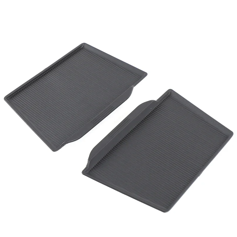 Car Storage Box Mat Main Drive Passenger Slot Pad Door Slot Mat TPE Anti-slip Mat For Ford Ranger 2023-2024 Interior Accessories