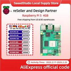 Raspberry Pi5 4GB Laptop, Raspberry pi 5 MIni PC Computer,2.4GHz 64-bit Quad-core Arm Cortex-A76, Bluetooth5.0,BLE Wireless