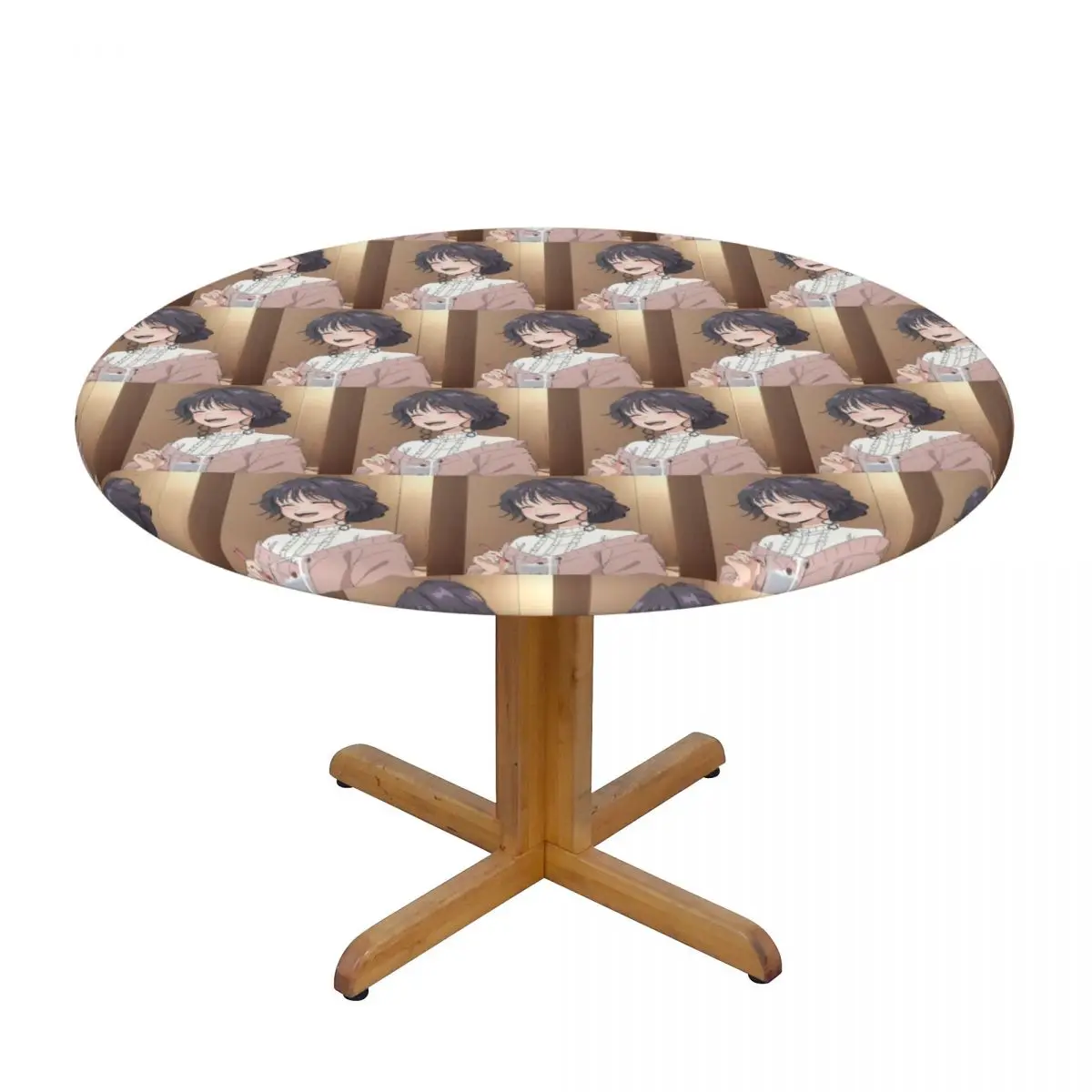 The Fragrant Flower Blooms With Dignity Anime Waterproof Round Tablecloth Oilproof Table Cloth Kitchen Events Dining Table Cover