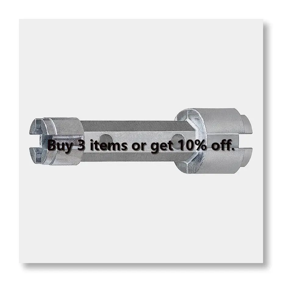 ✼Tub Drain Remover Wrench Removal Tool Dual Ended Dumbell Wrench Heavy Duty Aluminum