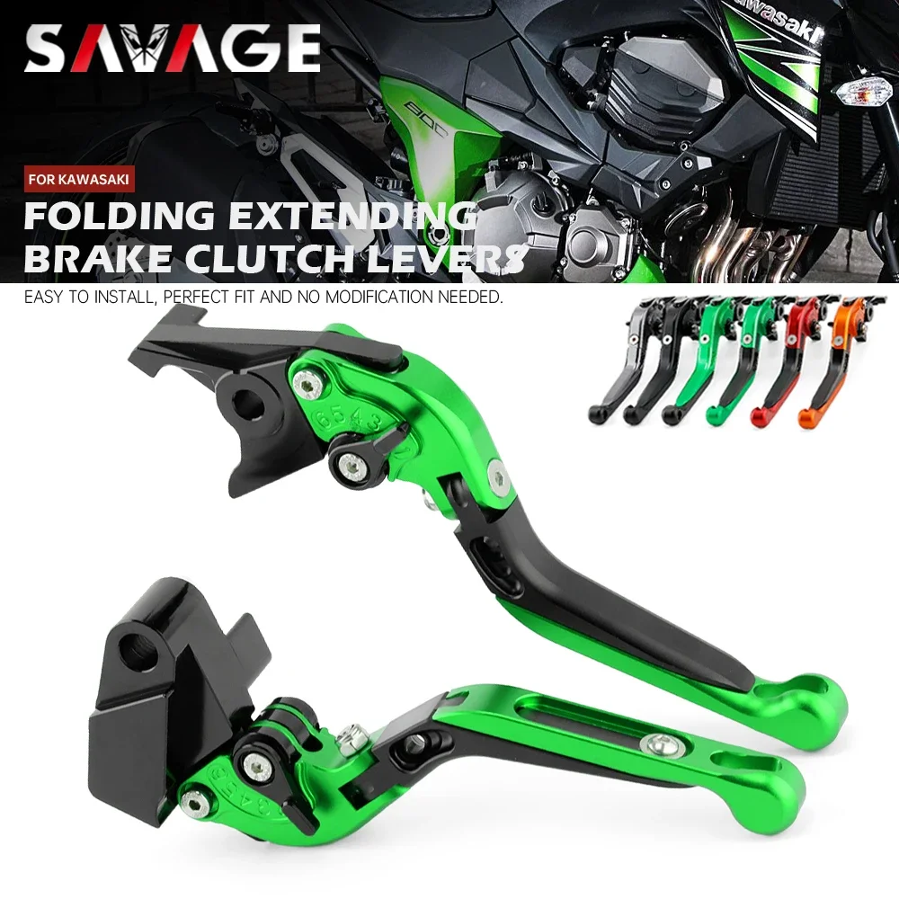 

Folding Brake Clutch Levers For KAWASAKI Z800/E 2013-2016 Z750 2007-2012 Z 750 800 Z800E Motorcycle Extendable Adjustable Handle