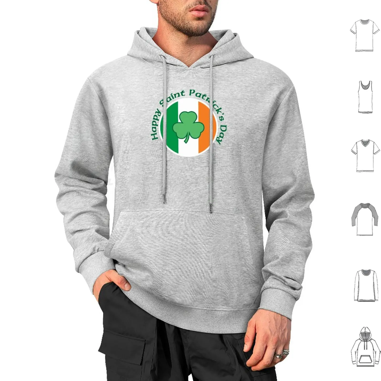 Happy St. Paddy'S Day 3 Hoodie cotton Long Sleeve Happy Saint Paddys Day Paddy S Day Happy Saint Day Day Ireland Irish