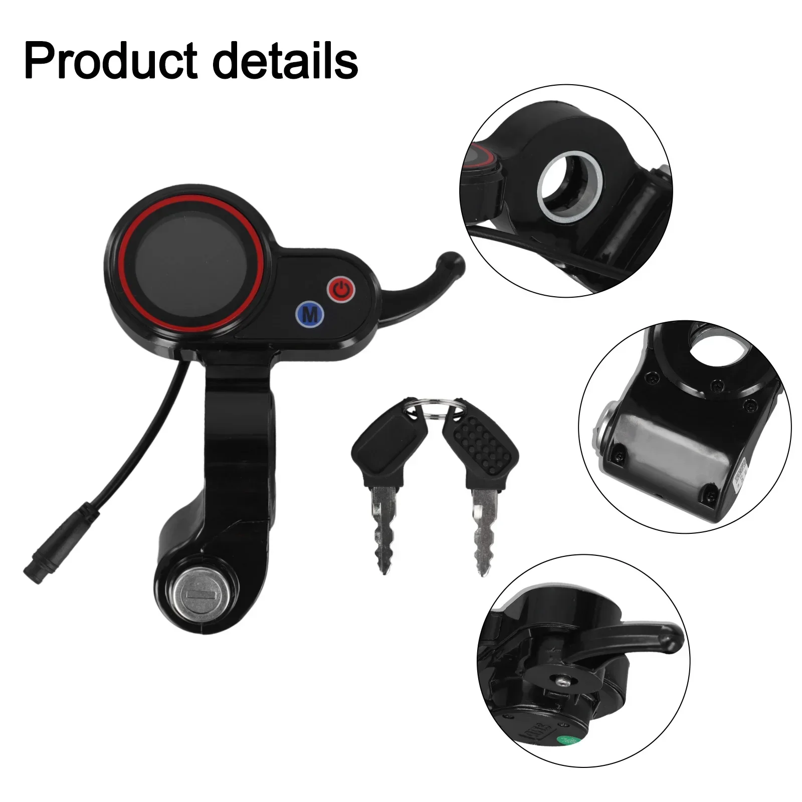 

Screen Visibility Kickscooter LCD Display Improved Scooter Performance Easy Installation For H5 Electric Scooter