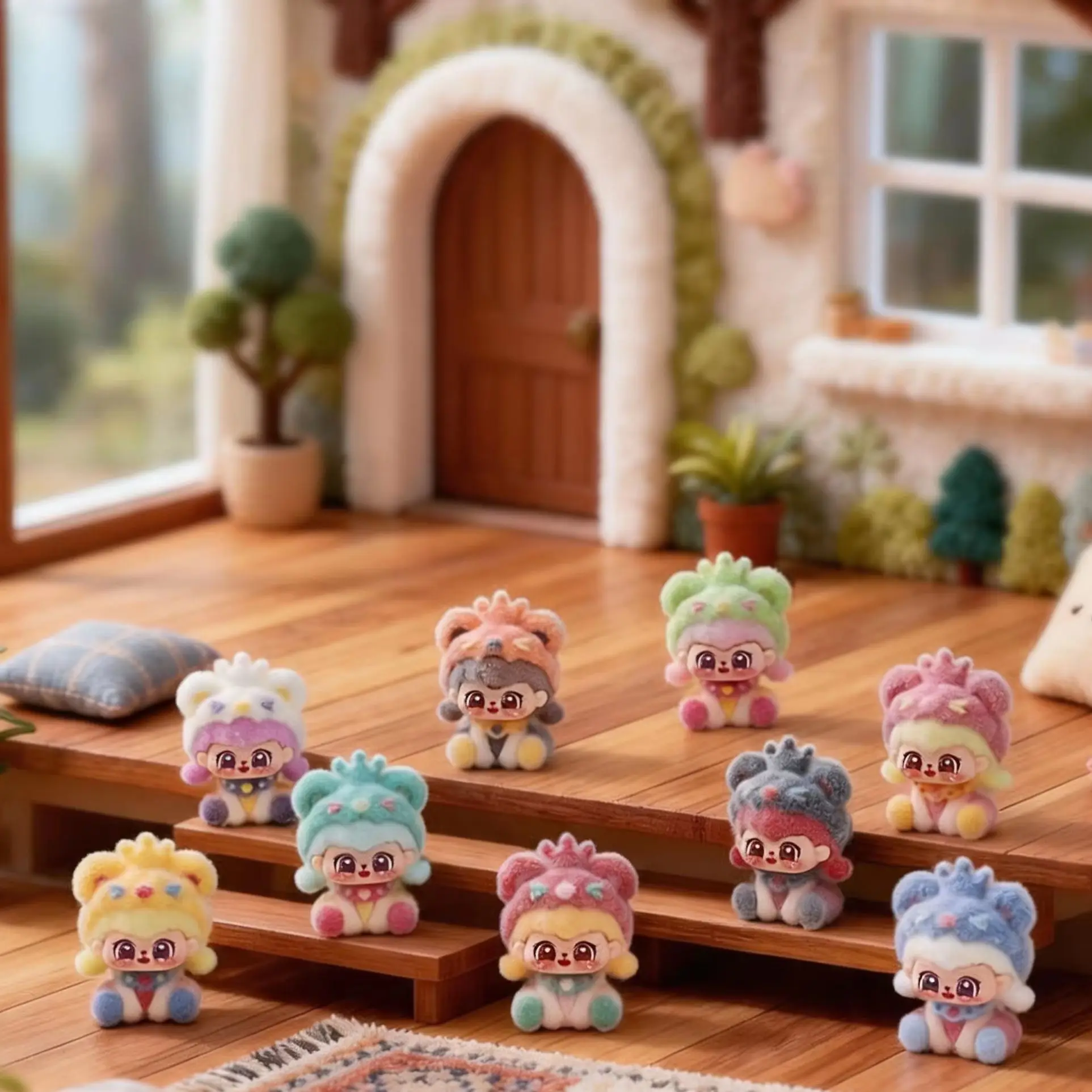 9-piece DIY tabletop decorations perfect for computer desktops and as cute desktop decorations party gifts