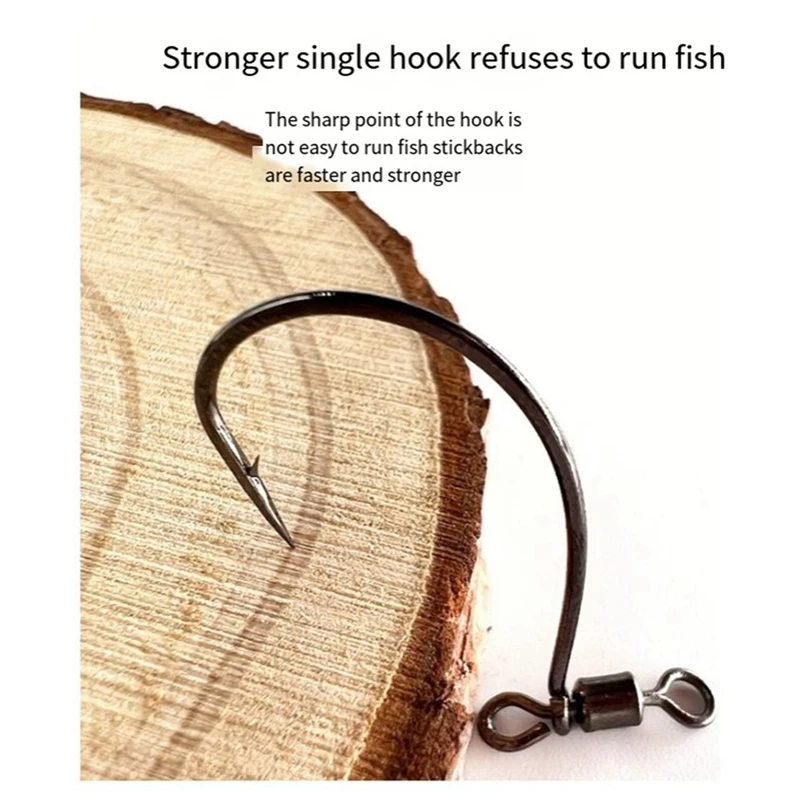 Bait Fishing Reverse Fish Hooks Reinforced Fish Hooks Quick Bait Fish Hooks For Carp, Bass, Perch, Catfish