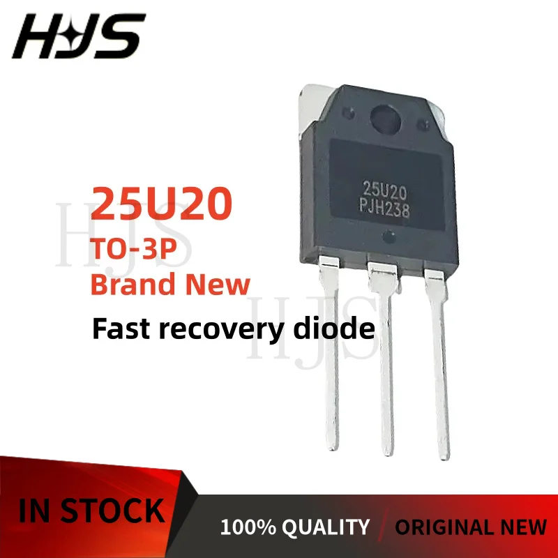 

5-10-20PCS NEW 25U20 SFR25U20PN SFR25U20EPN 25U20E TO-3P Fast recovery diode In Stock