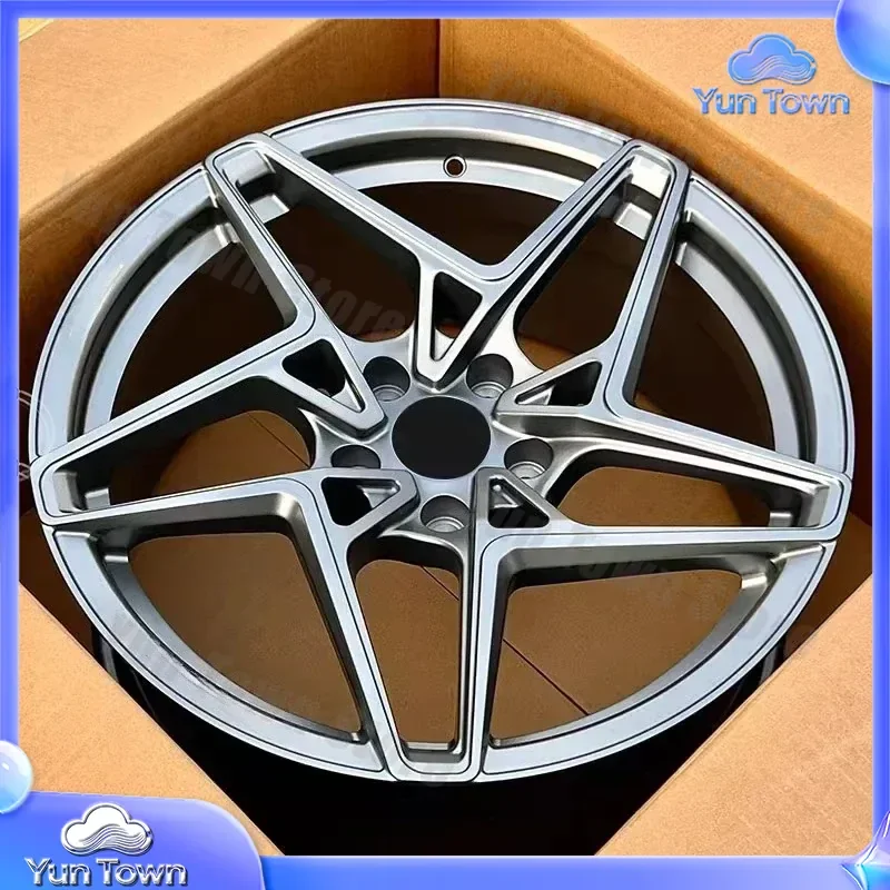 Light Gunmetal Custom Forged Wheels for 18 19 20 21 Inch Alloy Rims Car Wheel Hub Cap Modification Accessories