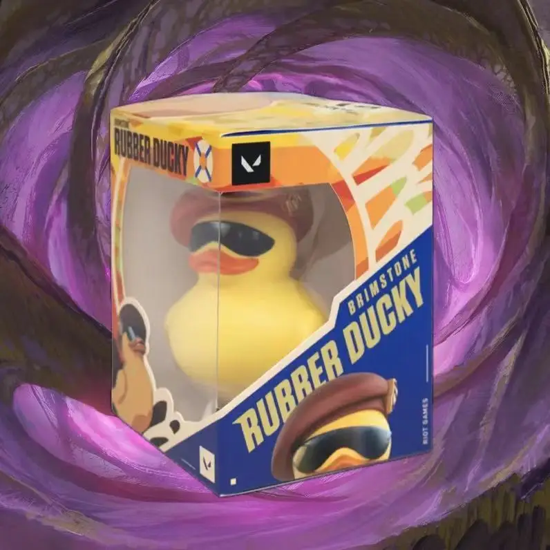 

Резиновая фигурка утки Brimstone, оригинальная оригинальная упаковка, абсолютно новая (мы не есть в игровых знаках, чтобы подарить)