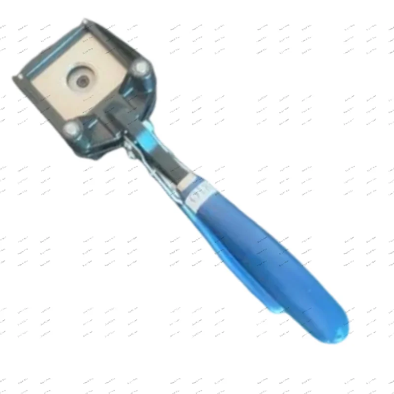 Handheld round sampler phase cutter oval peach heart love photo copper foil cutter scissors