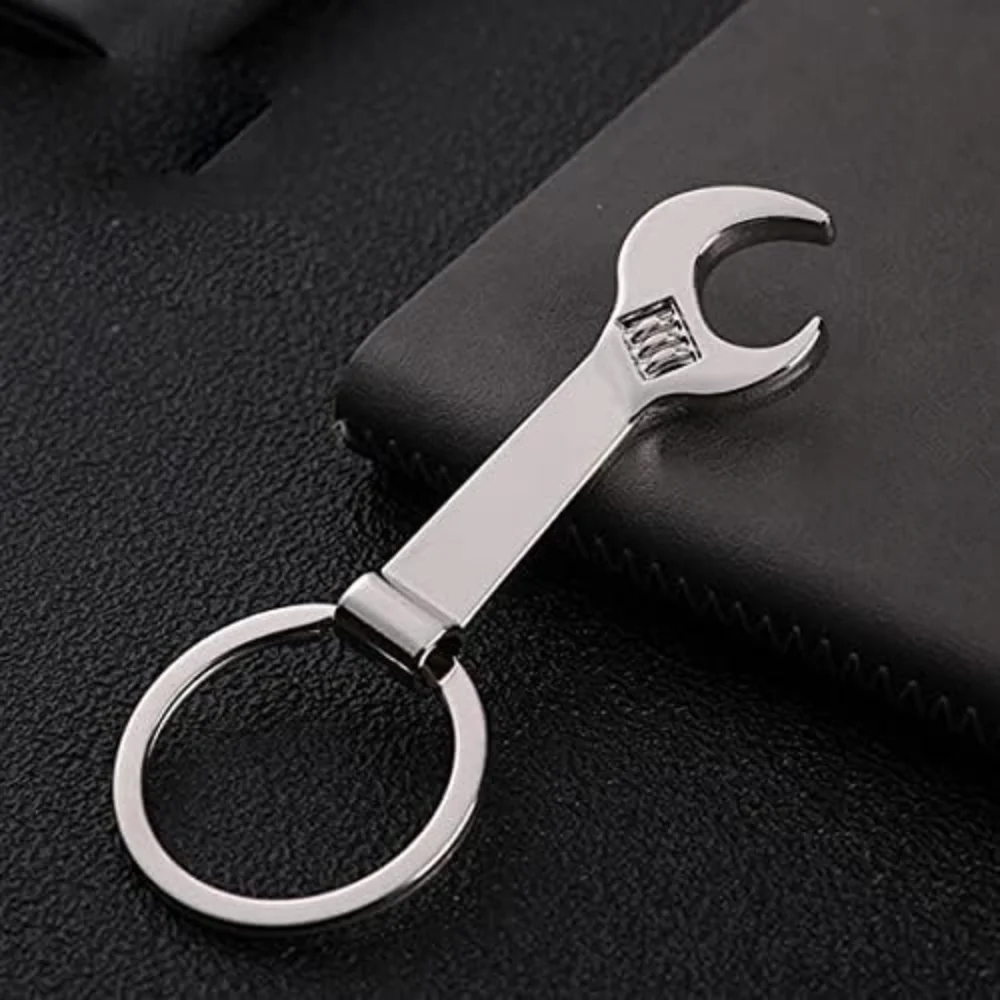 Bottle Opener Keyring Metal Mini  Christmas Birthday Gift for Men and Women Wrench Pendant Beer Opener Beverage Soda