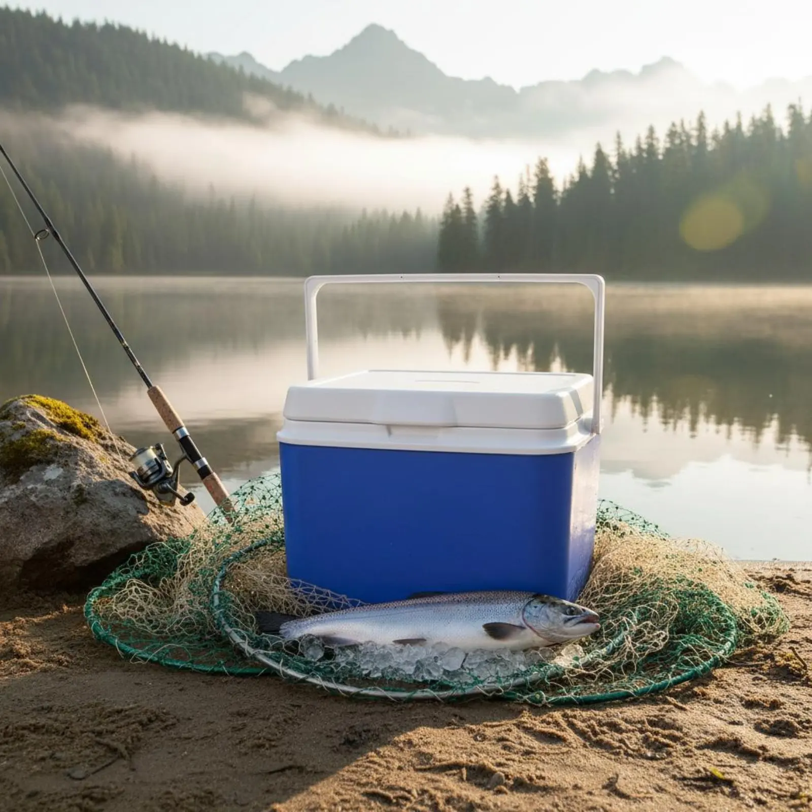 

Портативный термоконтейнер для перевозки продуктов с большой вместимостью, длительной теплоизоляцией, профессионального класса, не требующий электричества