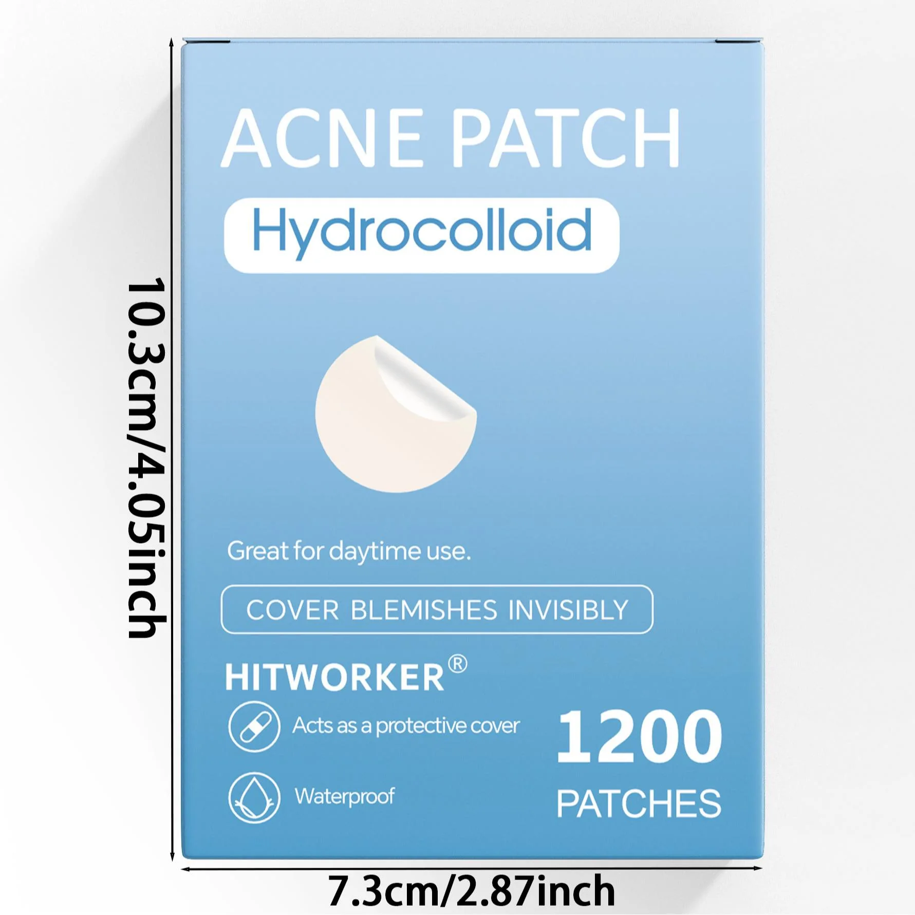 1200 Stück Transparente Akne-Patches, Sanft und Hautfreundlich, Bedeugen Akne und Pickel, Ultradünn, Wasserfest – Detail 2