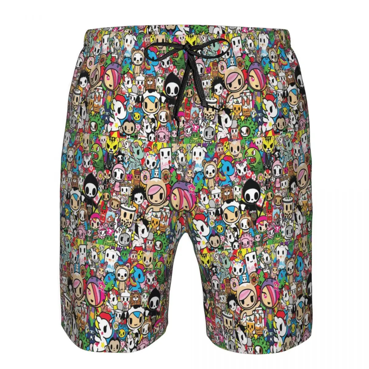 

Tokidoki Kawaii Donutella Sandy Unicorno Trunks Beach Board Shorts Casual Quick Dry Swim Summer Men Pants