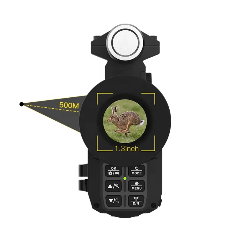 Designer custom spotting rifle scope sight for day and night vision