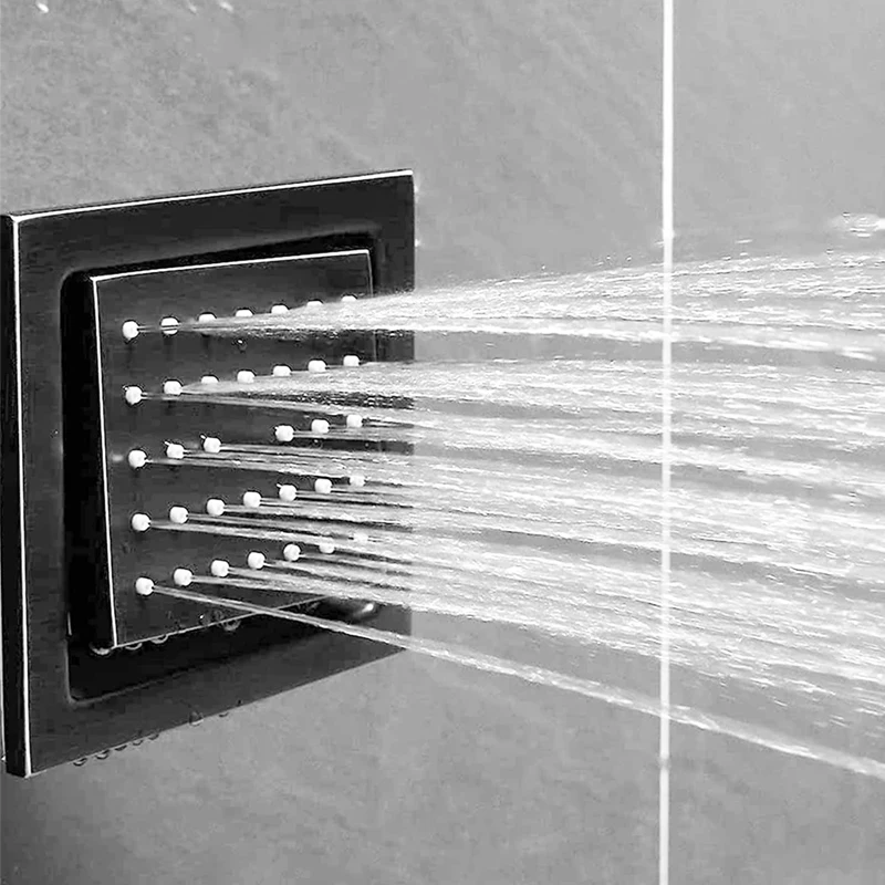 

Top Sale Brass Square Massage Shower Body Jet Sprayer For Spa Bath & Shower Faucet