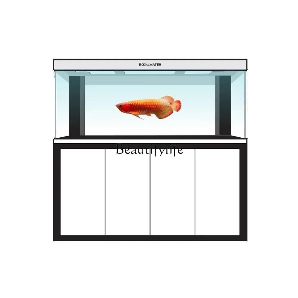 Professional Grade Dragon Fish Tank Aquarium Household Super White Glass New Chinese Bottom Filter