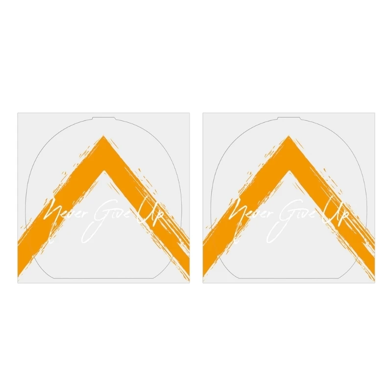 2pcs PVC Protective Film Sheets for Table Tennis Bat Rubber, Transparent Bat-Head Layers with Handling Points for 24BD