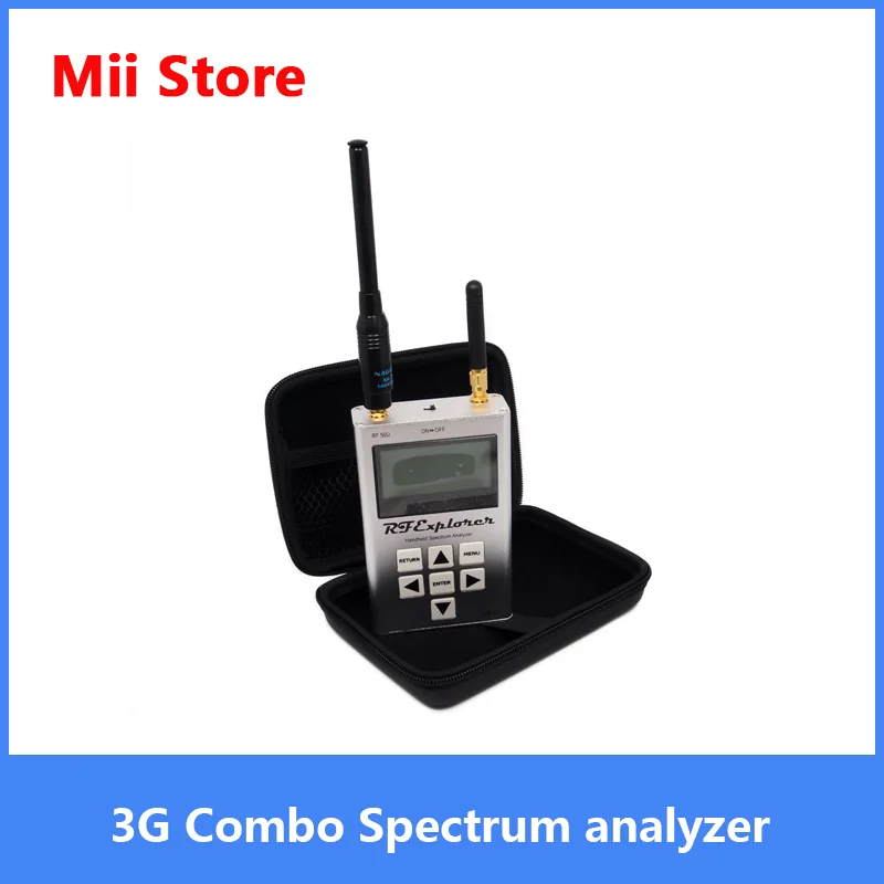 

RF Explorer -3G Combo Spectrum analyzer A hand-held spectrometer can be used to measure 15-2700Mhz