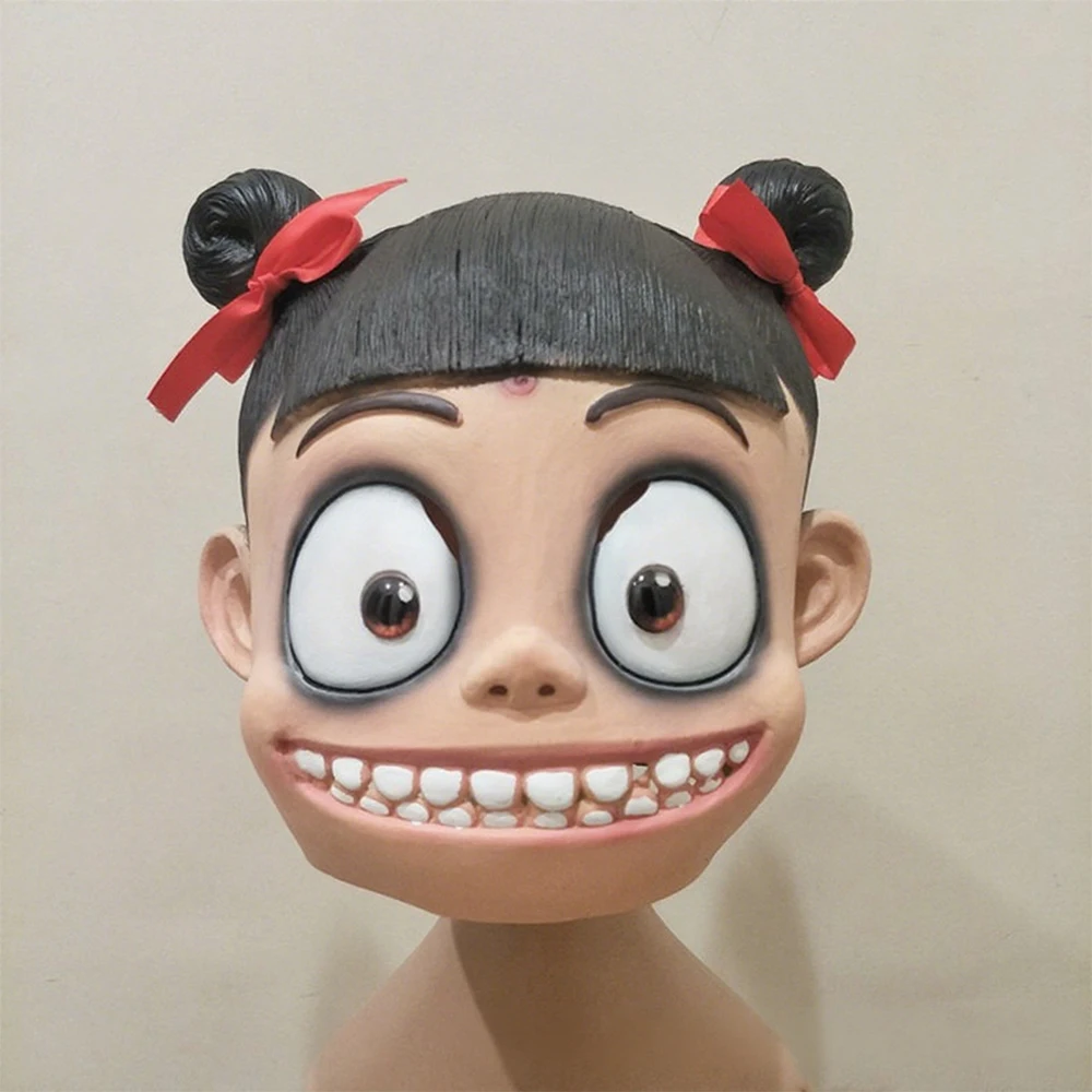 

Nezha Хэллоуин Маска Китайский Стиль Страшный Косплей Костюм Реквизит Для Вечеринки Ужас Маска Для Взрослых И Детей Аксессуары Для Хэллоуина