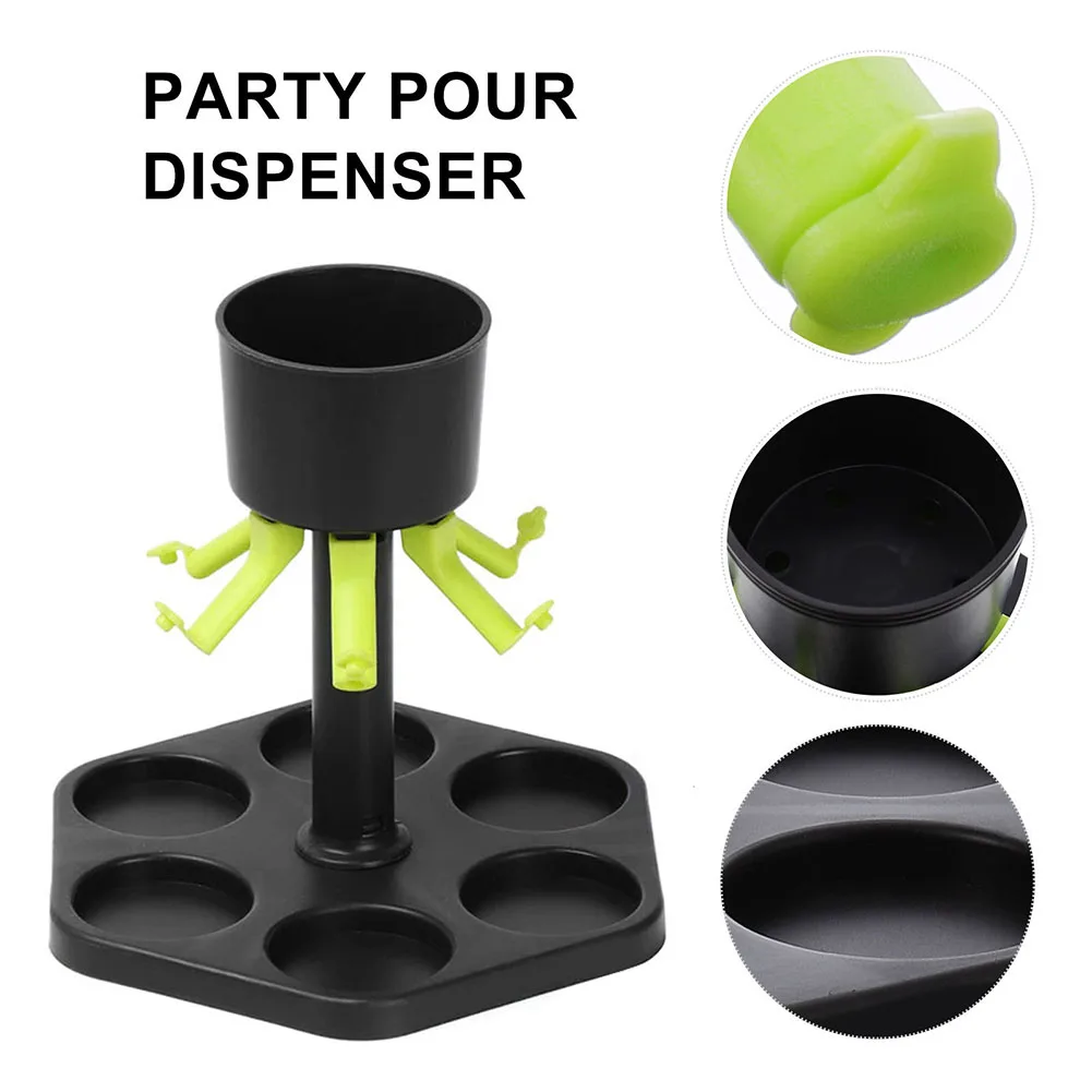 6 Shot Wine Drink Pourer Multifunctional Wine Dispenser Beer Water Dispenser Beer Pourer for Christmas Festival Celebration