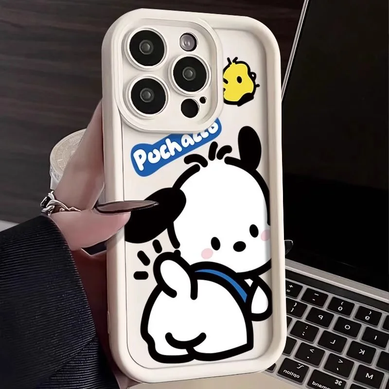 Candy Kitty Pochacco Cartoon Plain Multistep TPU Soft Phone Case for Motorola Moto G14 G54 G9 Play E22 E22i G04 G24 G34 G53 E13